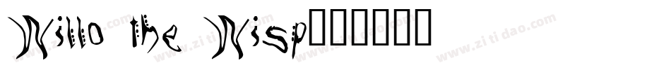 Willo the Wisp字体转换